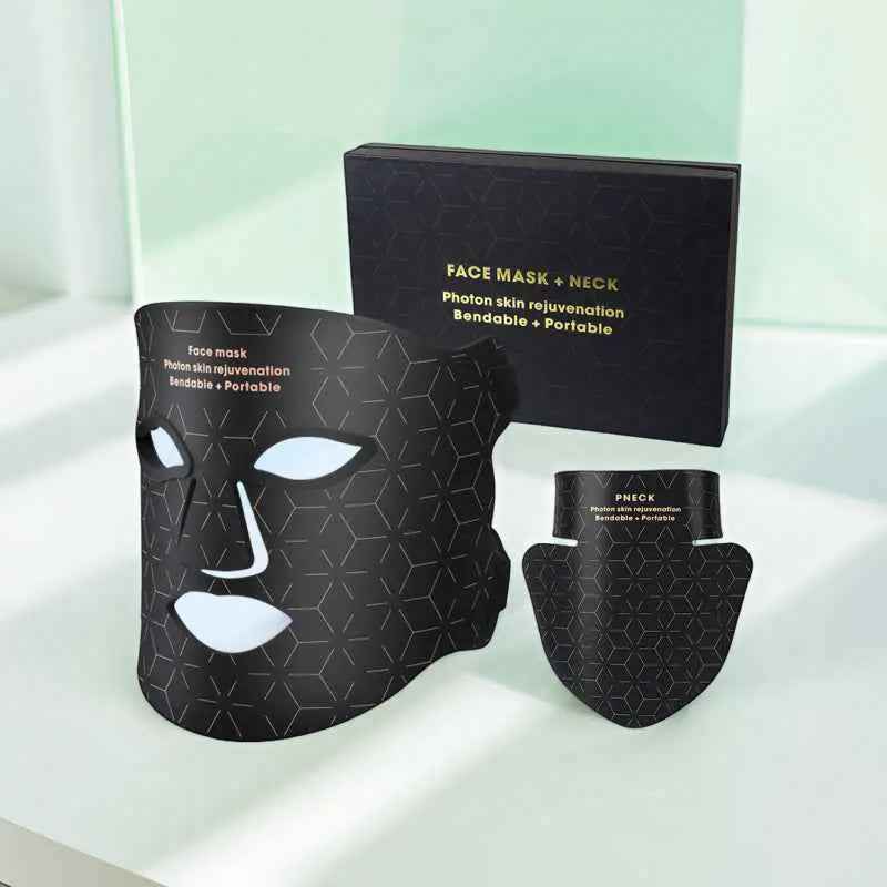 NovaLume RegenMask Pro beauty mask with soothing ingredients, shown in a sleek jar, designed for skin rejuvenation and hydration.